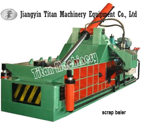 _Titan_ metal scrap baling press machine